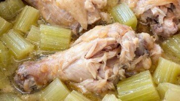 Poor Man's Chicken and Celery Slow Cooker