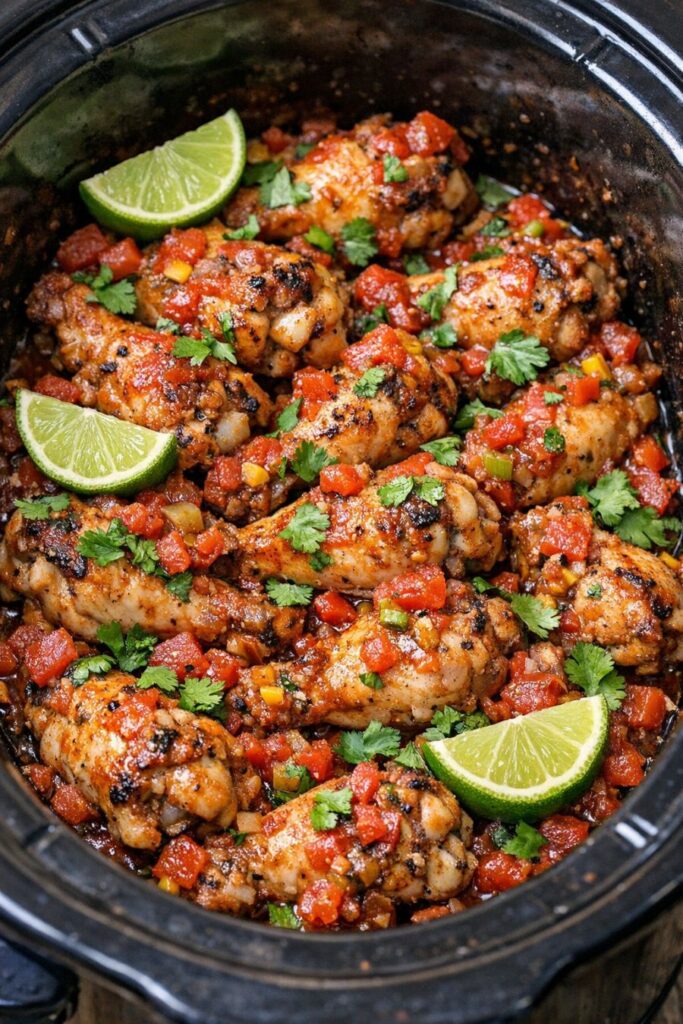Poor Man’s Fiesta Drumettes 4-Ingredient Slow Cooker