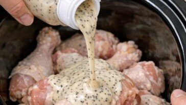 Poppy Seed Chicken Drumsticks - Slow Cooker - 4-Ingredient -Amish-Style