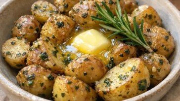 Rosemary Butter Red Potatoes Slow Cooker