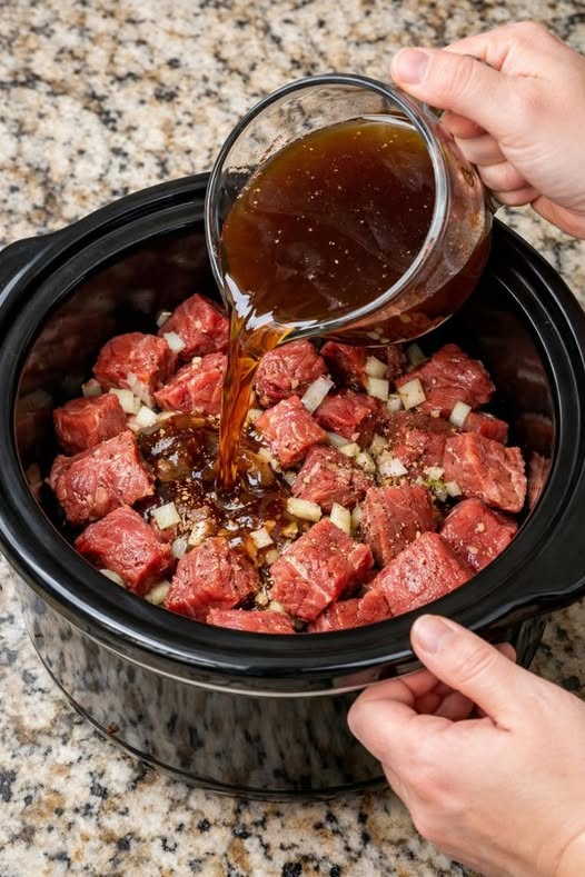 Slow Cooker Beef Stew 6-Ingredient