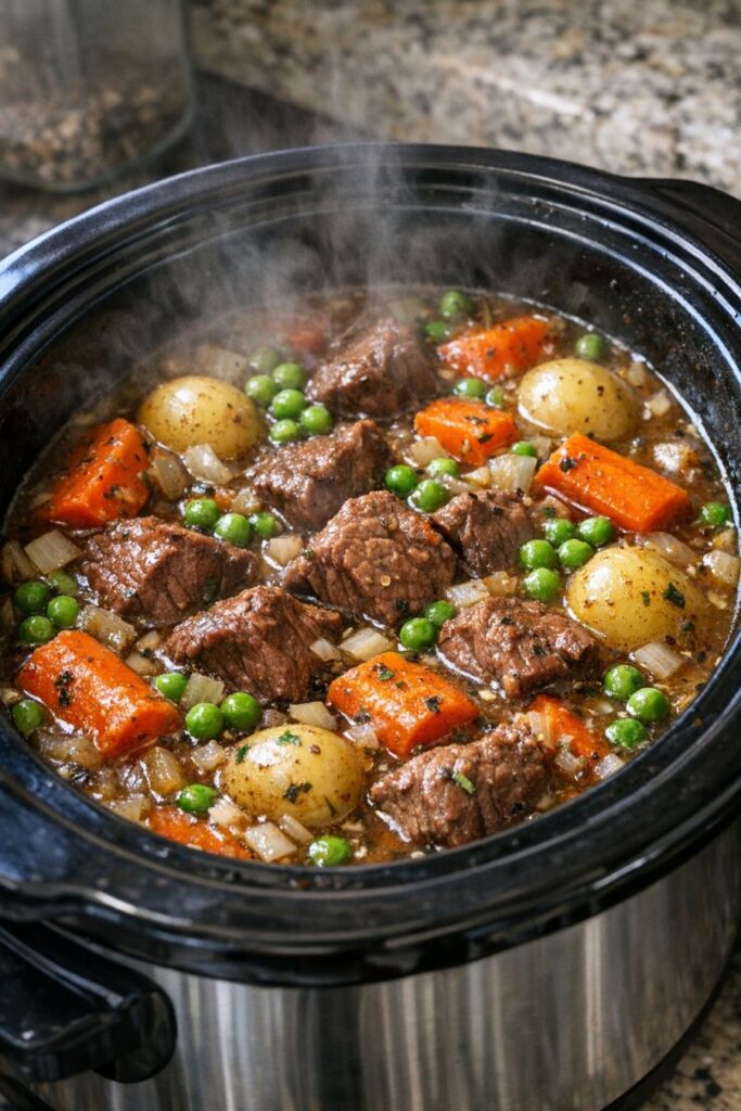 Slow Cooker Beef Stew 6-Ingredient