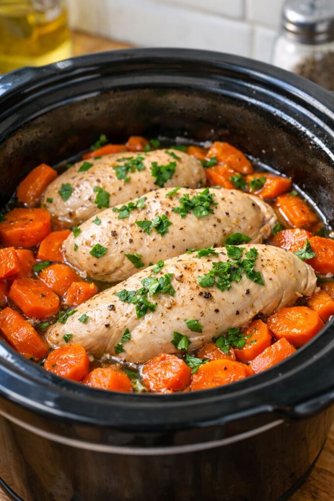 Slow Cooker Chicken and Carrots