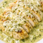 Slow Cooker Creamy Pesto Chicken