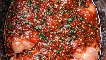 Slow Cooker Fiesta Chicken 4-Ingredient
