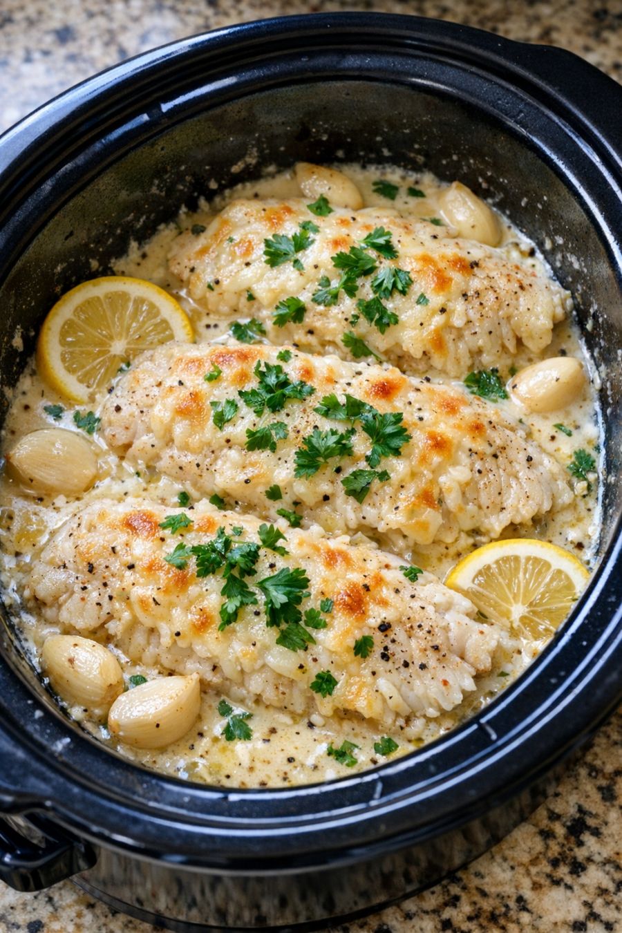 Slow Cooker Flounder