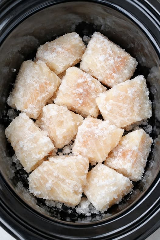 Slow Cooker Frozen Cod 4-Ingredient