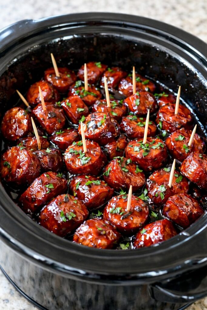 Slow Cooker Kielbasa Bites