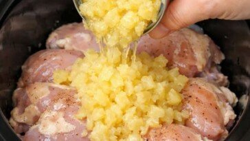 Pineapple BBQ Chicken Slow Cooker