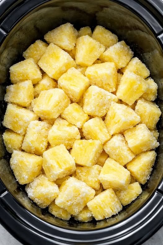 Slow Cooker Pineapple Bake