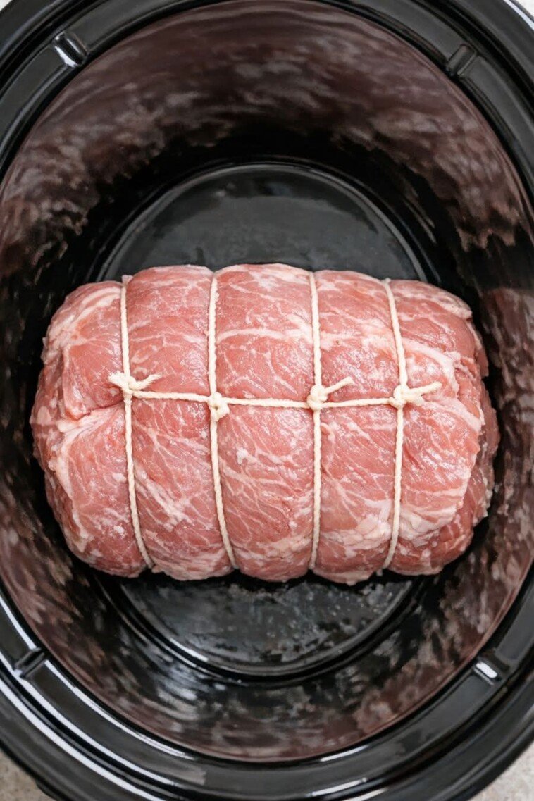 Slow Cooker Pork Roast 6-Ingredient