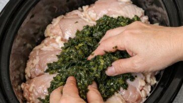 Slow Cooker Spinach Chicken