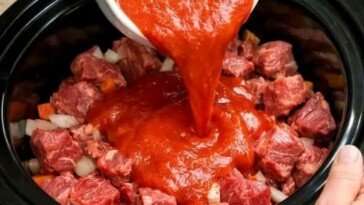 Slow Cooker Tomato Beef Stew