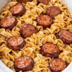 Smoked Sausage Noodles Slow Cooker