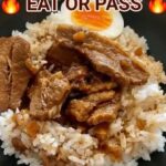 Soy Braised Beef over Steamed Rice with Soft-Boiled Egg