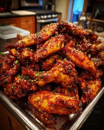 Spicy Teriyaki Chicken Wings Slow Cooker