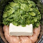 Spinach Artichoke Chicken-5-Ingredient In Slow Cooker