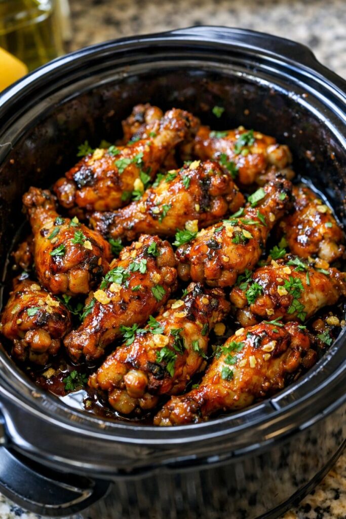 Spring Chicken Drumettes Slow Cooker 5-Ingredient