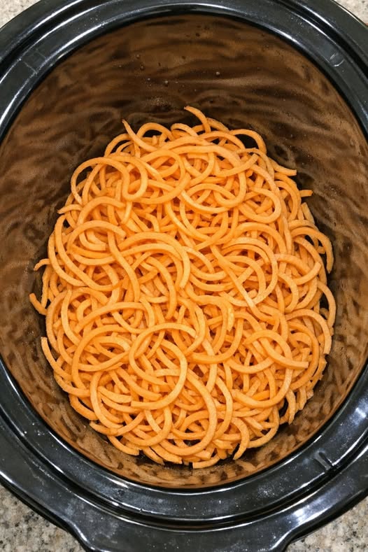 Spring Sweet Potatoes-4-Ingredient In Slow Cooker