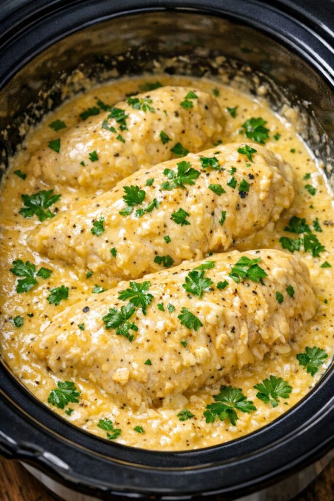 Thrift Chicken for the Slow Cooker 4-Ingredient