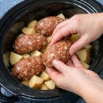 Amish Meatloaf Potatoes Slow Cooker 5-Ingredient