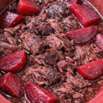 Beef and Beets In Slow Cooker