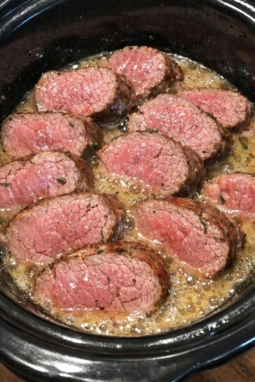 Champagne Beef Tenderloin Slow Cooker