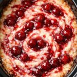 Cherry Cheesecake Dip Slow Cooker 4-Ingredient
