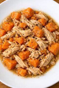 Chicken and Sweet Potatoes Slow Cooker
