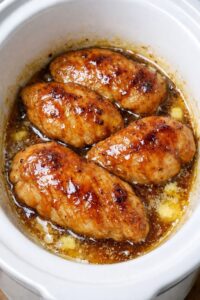 Honey Butter Chicken Slow Cooker 3-Ingredient