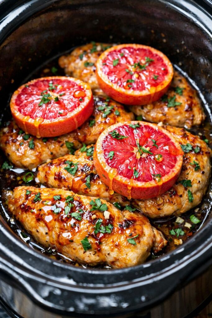 May Citrus Chicken Slow Cooker