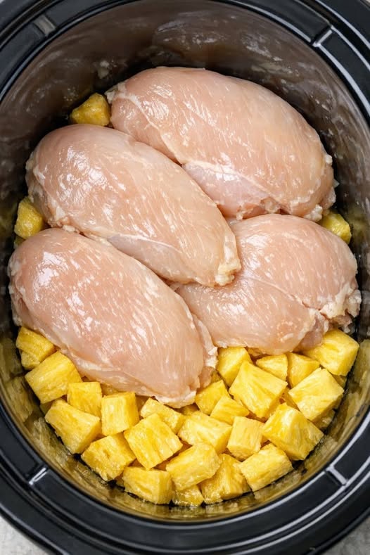 Slow Cooker Mango Chicken