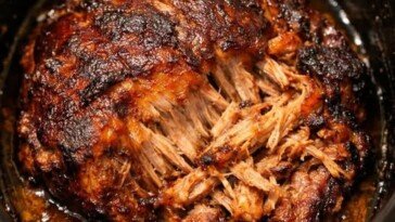 Vintage Church Pork Butt-5-Ingredient Slow Cooker