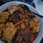 Beef Stew with Dumplings In Slow Cooker