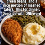 Fried Chicken Breast-Green-Beans