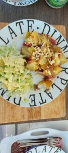Loaded Cozy Potatoes (first try)