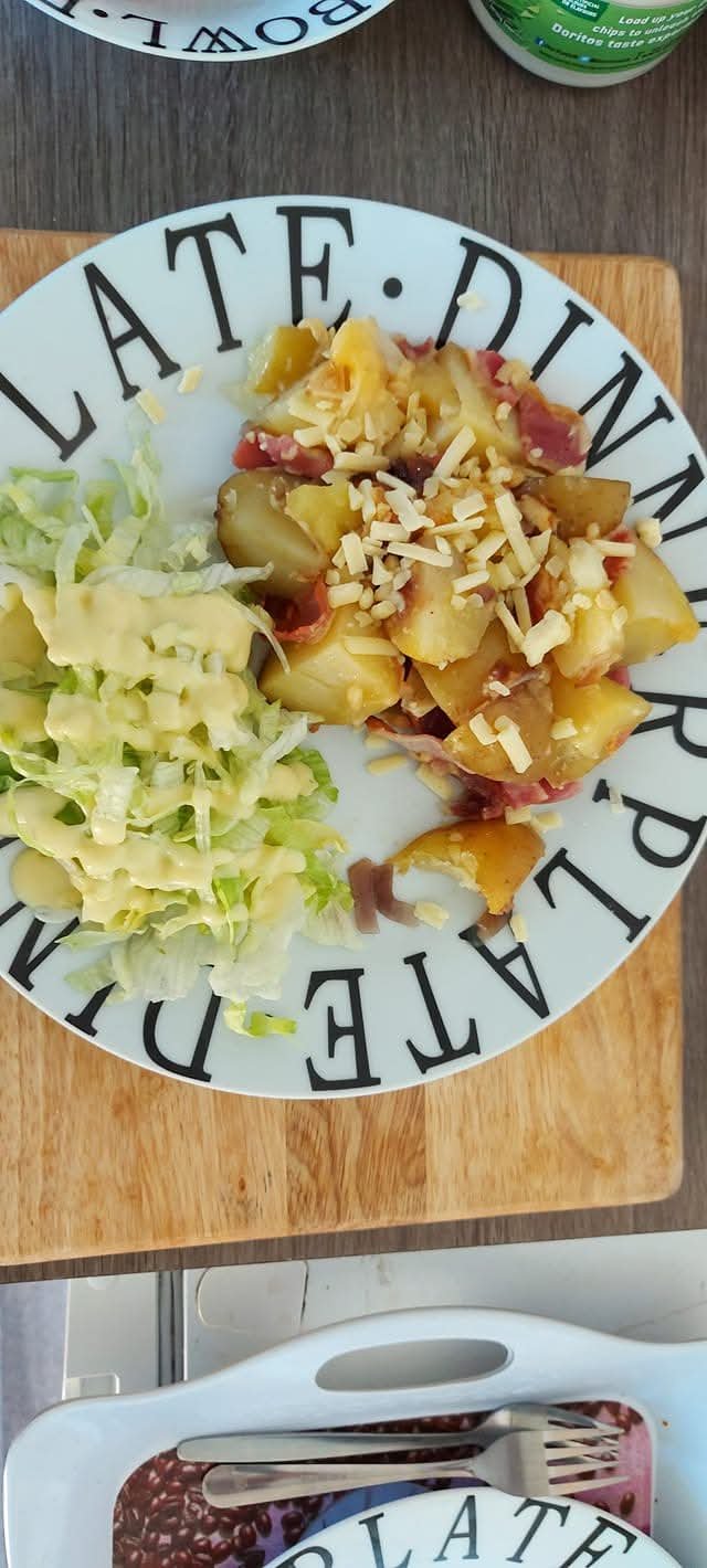 Loaded Cozy Potatoes (first try)
