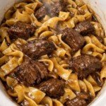 Slow Cooker Beef and Noodles