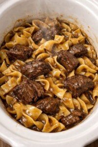 Slow Cooker Beef and Noodles
