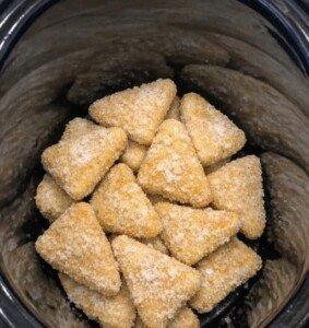 Slow Cooker Fish Triangle Bake