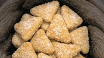 Slow Cooker Fish Triangle Bake