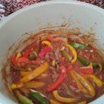 Slow Cooker Peppers and Steak