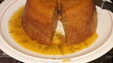 Slow Cooked Golden Syrup Sponge Pudding Recipe
