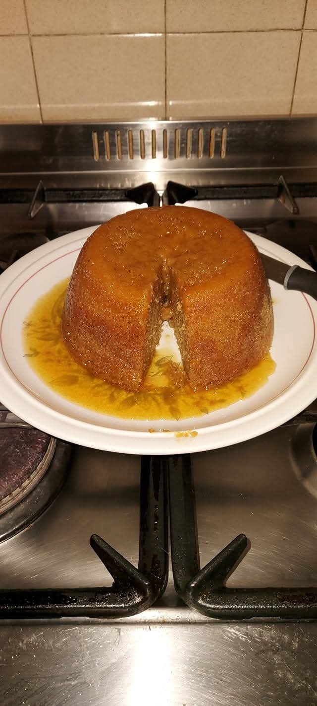 Slow Cooked Golden Syrup Sponge Pudding Recipe