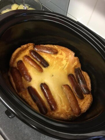 Slow Cooker Toad in the Hole Recipe