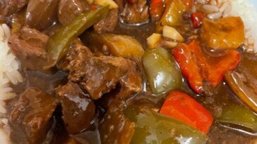 Slow Cooker Beef in Black Bean Sauce