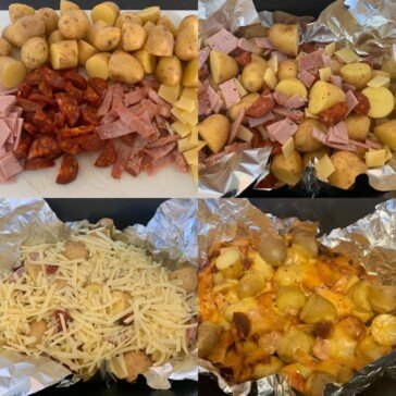 Slow Cooker Loaded Potatoes Bandwagon