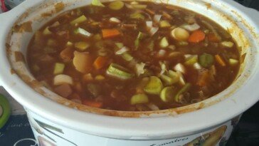 Slow Cooker Vegetable Soup Recipe