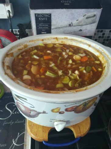 Slow Cooker Vegetable Soup Recipe